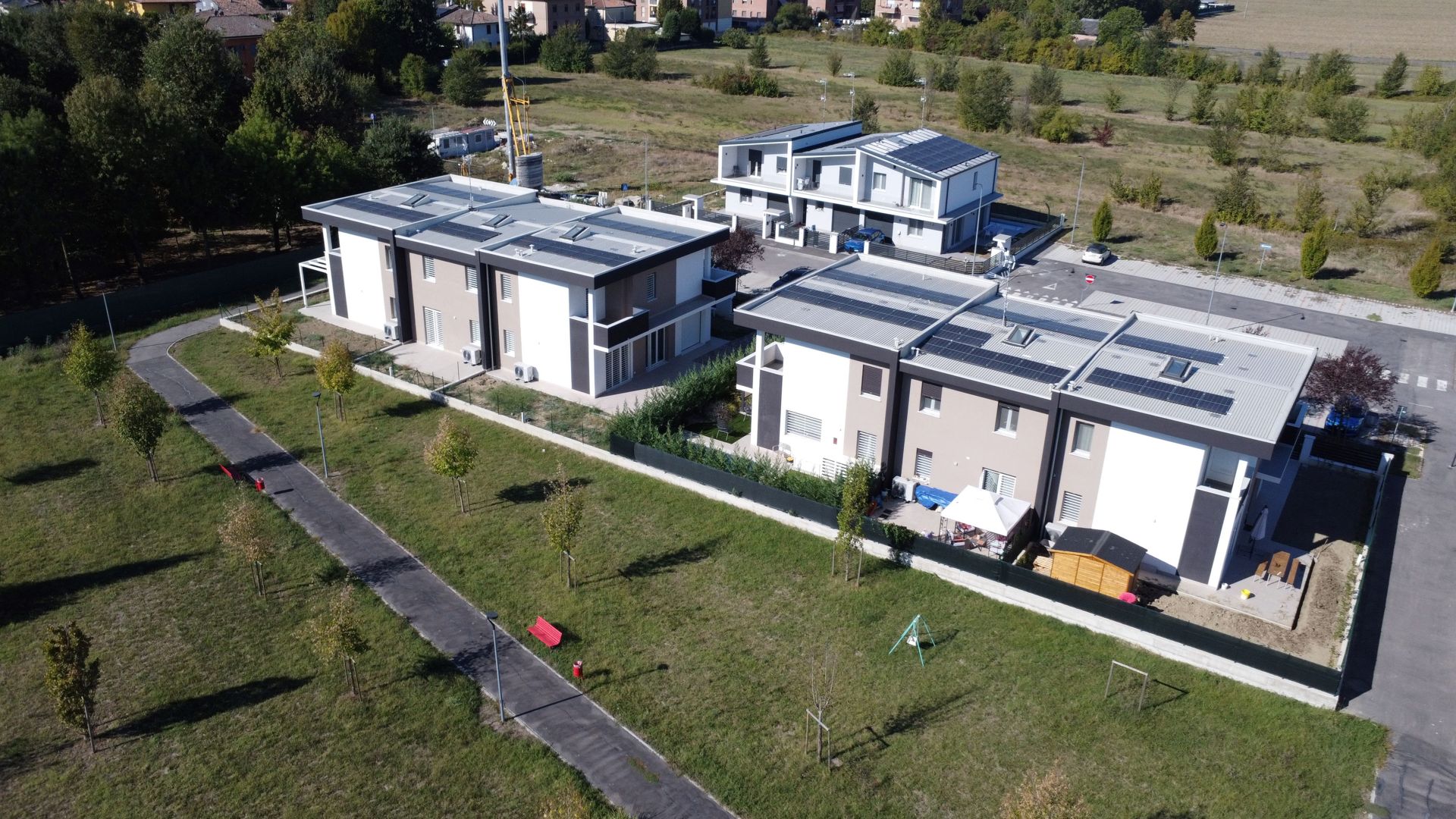 Vista aerea – lato parco